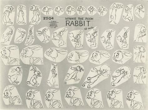 Winnie The Pooh Model Sheet Id Julydismodel17986 Van Eaton