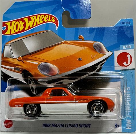 Hot Wheels J Imports Mazda Cosmo Sport Orange Th Scale Model Mattsbrickmocs