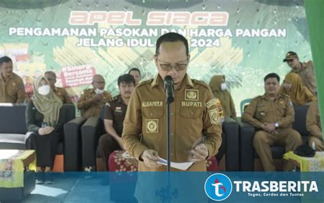 Pemkab Bangka Tengah Gelar Apel Siaga Jelang Idul Fitri Pangan Guna