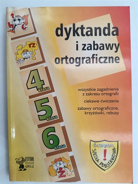 Dyktanda I Zabawy Ortograficzne Barbara W Odarczyk