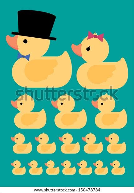 Duck Family Mom Dad Cartoon Royalty-Free Images, Stock Photos ...