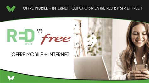 Offre Mobile Et Internet Qui Choisir Entre Red By Sfr Et Free