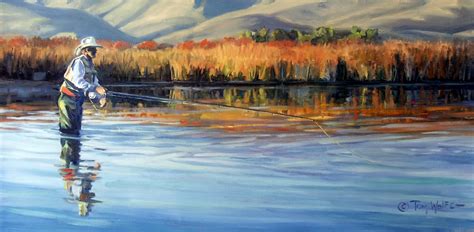 Fly Fishing Painting At Explore Collection Of Fly