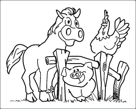 Barn Animals Coloring Pages at GetColorings.com | Free printable ...