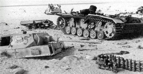 Panzer Iii Tank Wrecked In North Africa August Ww Historybook