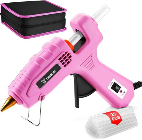 Amazon Hot Glue Gun Full Size DEKOPRO Watt Dual Temp Hot Glue Gun Kit With Glue