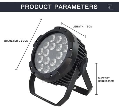 Waterproof Led Par Light X W Rgbwa Uv Dmx Control Lyre Wash