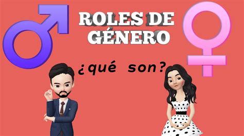 ¿qué Son Los Roles De Género Estereotipos De GÉnero Youtube