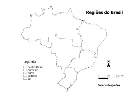Atividade Regioes Do Brasil - ATIVIDADE COM MAPA: REGIÕES DO BRASIL
