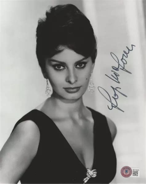 Photo Sign E Sophia Loren X Actrice Sexy Italienne Mod Le Beckett