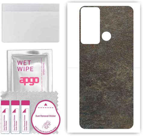 Apgo Folia Naklejka Sk Rka Strukturalna Na Ty Do Infinix Hot Play Kamie Ksi Ycowy Skins