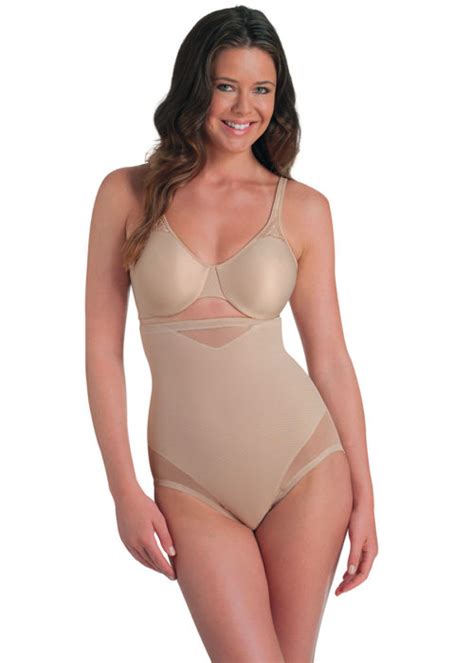 Miraclesuit High Waist Brief Black And Cocoa Lingerie Box