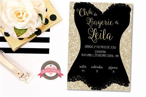 Convite Digital Ch De Lingerie Elo Produtos Especiais