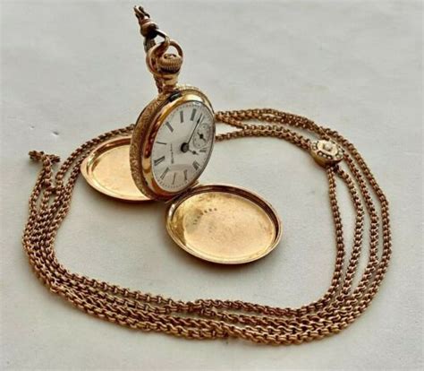 Working Victorian Gold Filled Dueber Special Hampden Pocket Watch Ebay