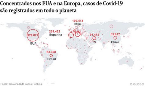 Em Dias Casos De Covid No Mundo Passam De Milh Es Para