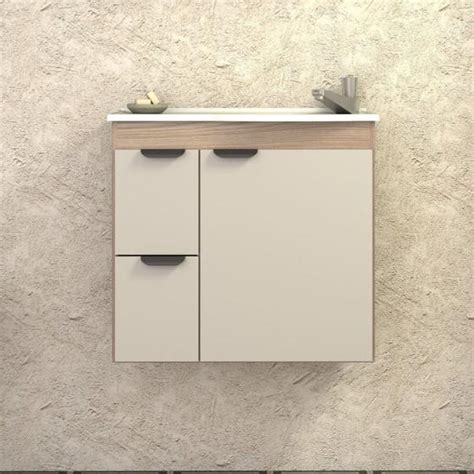 Gabinete Para Banheiro Em Madeira Margarida Cozimax Nude Tamarindo Balc O Para Banheiro