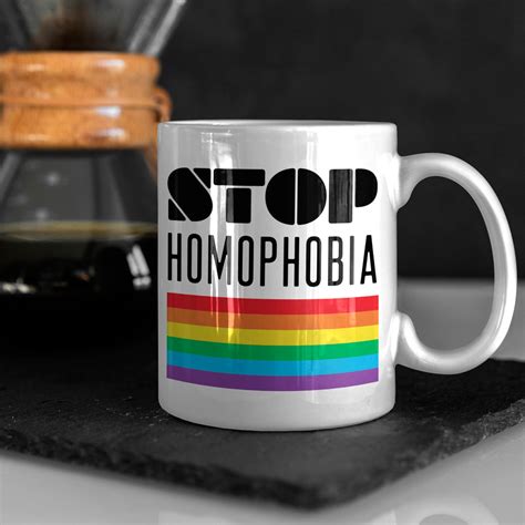Stop Homophobia SVG LGBT Gay Pride Svg Rainbow Pride Svg Etsy
