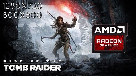 Amd A Radeon R Graphics Rise Of The Tomb Raider Low End Pc