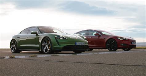 Watch Porsche Taycan Turbo Take On Tesla Model S In Top Gear Drag Race Maxim