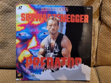 Predator Schwarzenegger Laserdisc Widescreen Rare Uk Pal