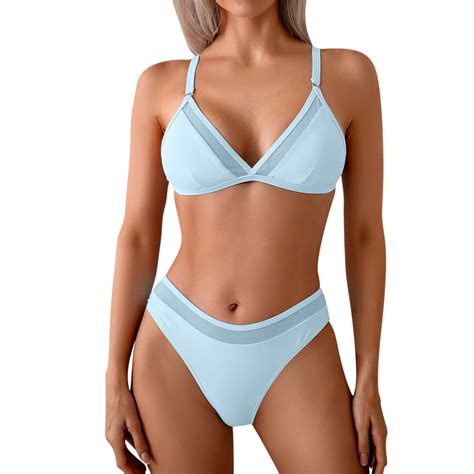 Light Royal Blue Women Sets Top Swimsuit Micro Bikini Tankinis Shorts Sets For Women Beach Match