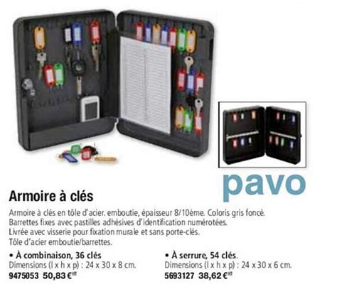 Promo Pavo Armoire Cl S Chez Plein Ciel Icatalogue Fr