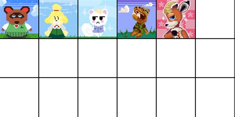 Animal Crossing Pixel Art Grid : Animal crossing wild world animal ...