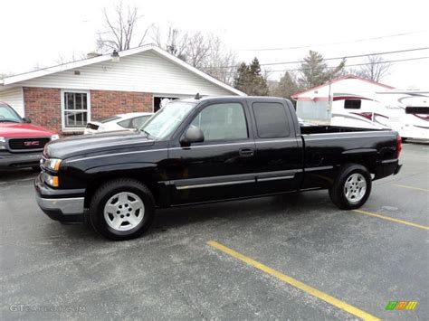 2007 Black Chevrolet Silverado 1500 Classic Lt Extended Cab 45726787