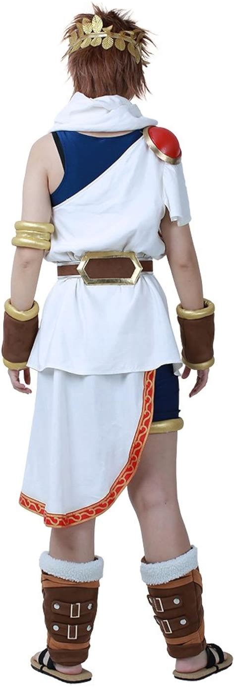 Kid Icarus Pit Uprising Cosplay Costume White With Wing