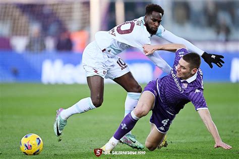 Fiorentina Salernitana 3 0 Il Tabellino U S Salernitana 1919