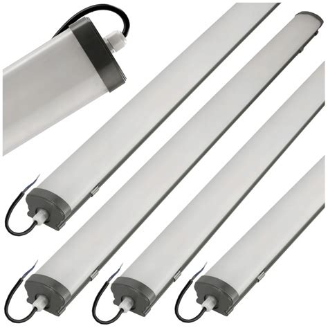 4x Lampa LED Do Garażu Hermetyczna Warsztatowa Sufitowa 70W 150CM Mocna