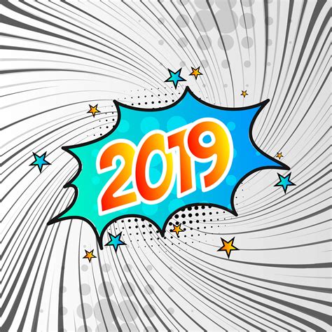 Abstract Happy New Year 2019 Modern Background 270247 Vector Art At