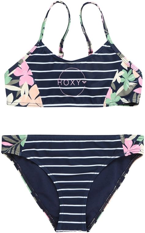 Roxy Kid S Ilacabo Active Bralette Set Bikini ERGX203562 Blau Ab 24 00 Preisvergleich Bei