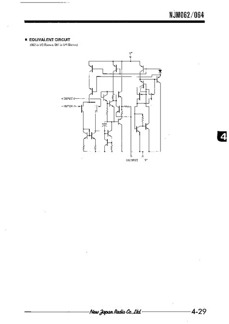 Njm L Datasheet Pages Njrc J Fet Input Operational Amplifier