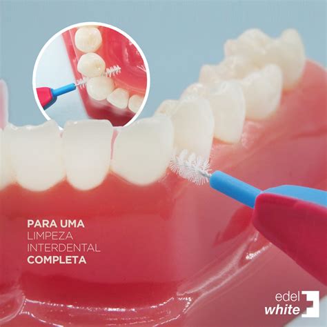 Escova Interdental Azul Edel White Mm Unidades