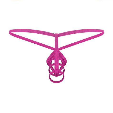 Iefiel Mens Stretchy Crotchless Open Butt Bikini G String Underwear Walmart