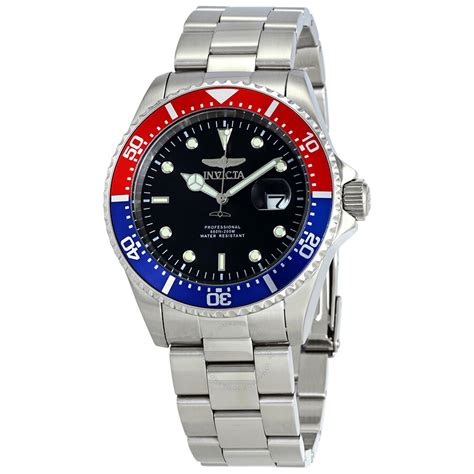 Mua Pro Diver Quartz Black Dial Pepsi Bezel Men S Watch Ch Nh