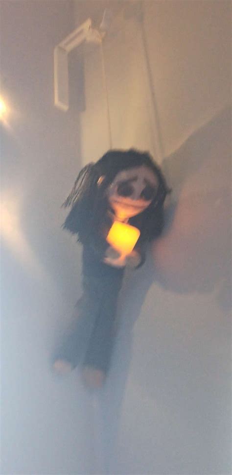 Creepy Hanged Doll With Candle Aesthetic Grudge Scary Possessed