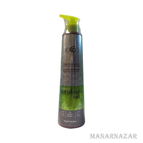 Shampoo Rocco Macadamia Oíl 500ml Distribuidora MANAR