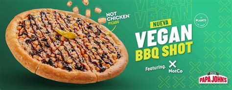 Papa Johns Uk Introduces New Vegan Bbq Chicken Pizza For Veganuary