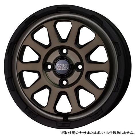 HOT STUFF ハスラー ソリオ デリカD2 デリカミニ etc 新品ホイールのみ4本 MAD CROSS RANGER 15インチ 4 5J 45 4H 100P MTBR 個人宅宛て