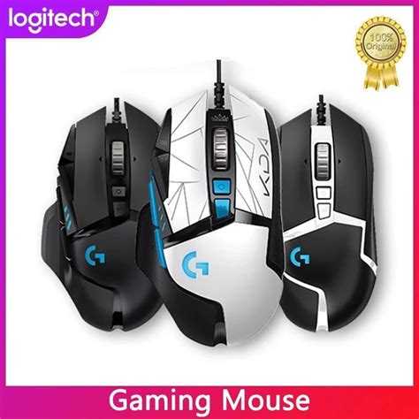 Игровая мышь Logitech LG-502, черный, белый - купить по выгодной цене в ...