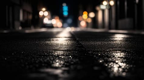 Premium Ai Image Dark Street Asphalt Abstract And Moody Editorial