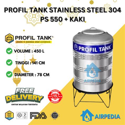 Jual Profil Tank Stainless Ps Kaki Toren Air Tangki Air Profil