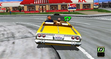 Crazy Taxi Dreamcast Wide 2 The King Of Grabs