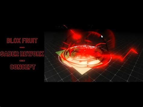 Blox Fruit Saber Rework Fanmade Concept Roblox Studio YouTube