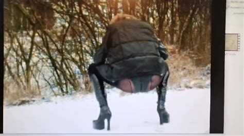 Hot Piss In Cold Snow ThisVid