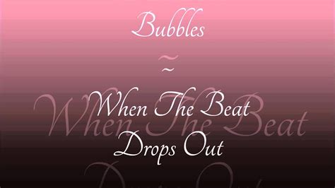 Marlon Roudette When The Beat Drops Out COVER By Bubbles YouTube