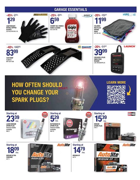 Napa Auto Parts Flyer March To