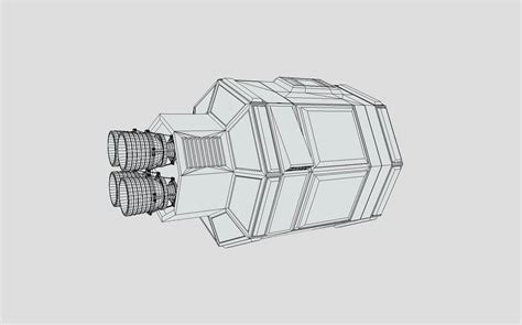 Sci Fi Escape Pod D Model By Simontgriffiths